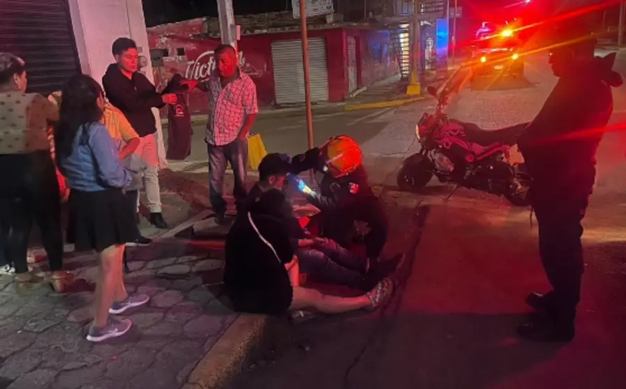 Dos mujeres y un masculino resultaron lesionados en el percance.