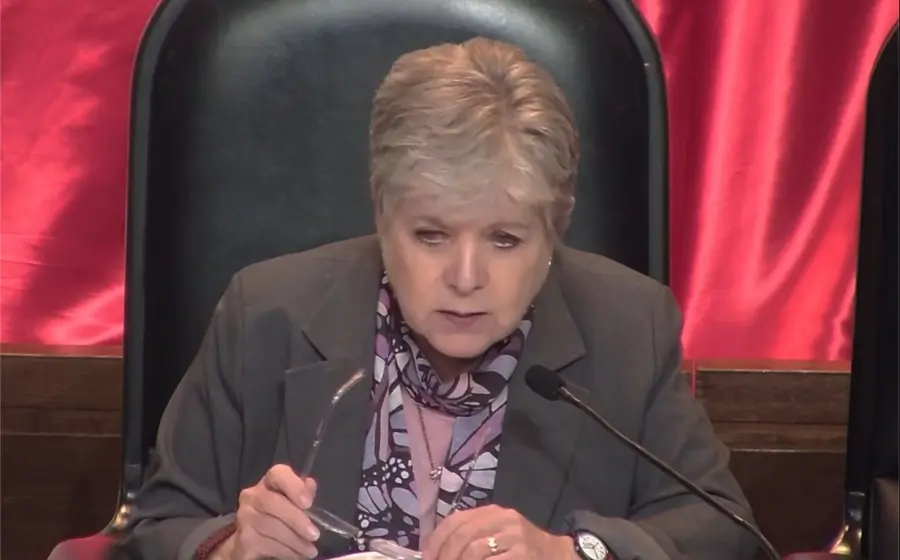 La titular de Semarnat, Alicia Bárcena durante su comparecencia en la Cámara de Diputados. ## Foto: Captura de pantalla