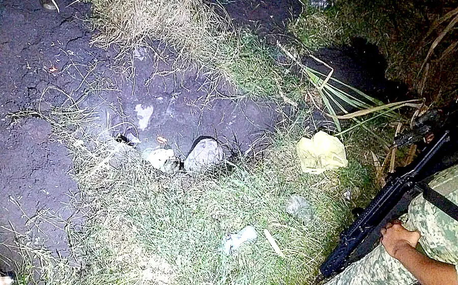 La zona fue resguardada para mantener controlada la situación