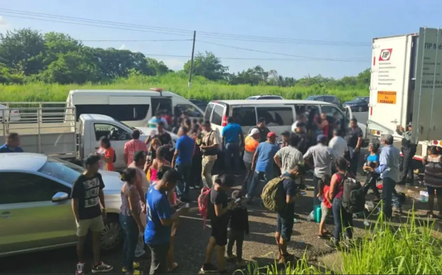 Los acusados fueron detenidos en Pijijiapan, Chiapas. Foto: INM