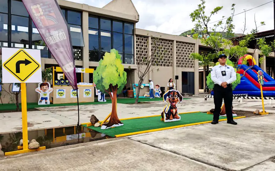 La actividad tiene como finalidad fomentar la cultura vial en los niños y niñas.