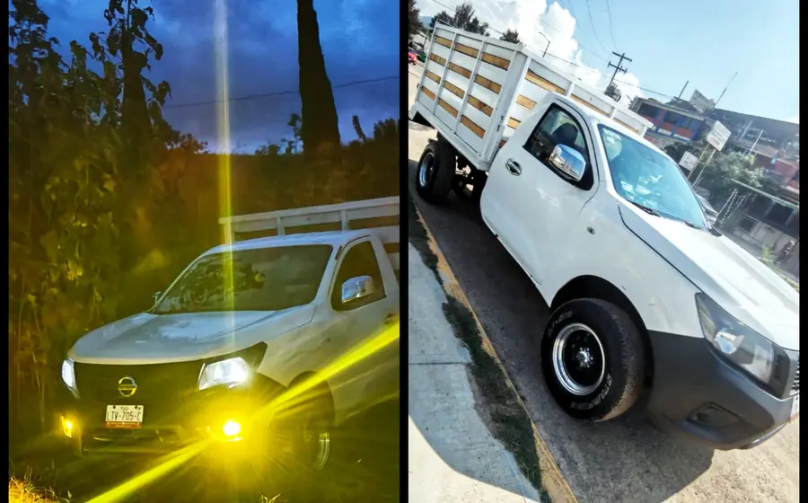 Desvalijada encuentran camioneta con reporte de robo.