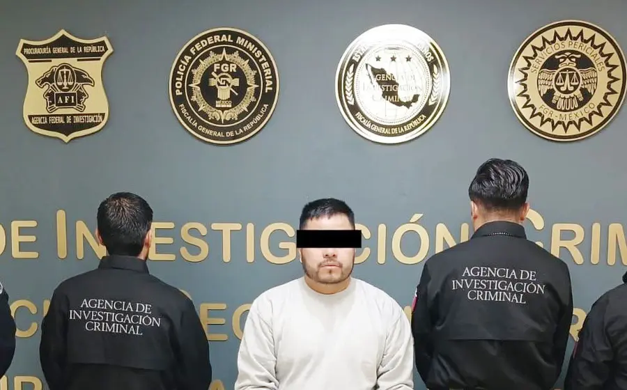 S.O.S., presunto homicida de Atatlahuca, quien fue detenido en el estado de Chihuahua donde se encontraba refugiado tras el crimen.