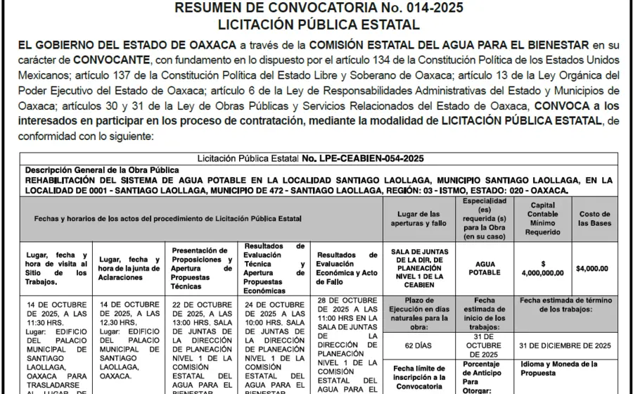 Convocatoria