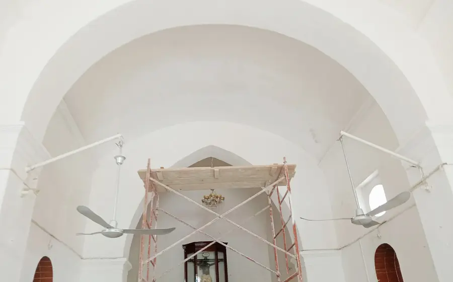 La iglesia sufrió daños severos en el sismo de 2017.