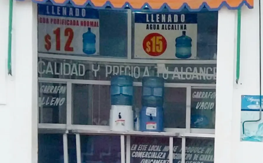 En Oaxaca, en menos de dos años el precio de llenado del botellón de agua en las purificadoras incrementó un 108 por ciento.
