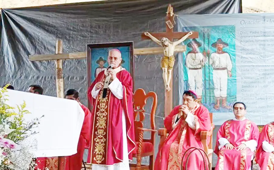 El pontífice ofició la misa con motivo de la festividad de los beatos.