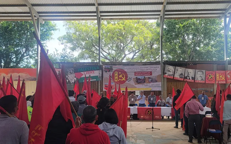 La organización ratificó su solidaridad de clase con el pueblo de Palestina.