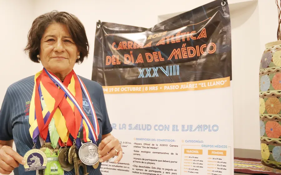 Amelia García será homenajeada en la XXXVIII Atlética Día del Médico