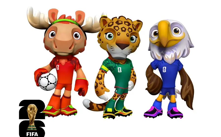 Clutch, Zayu y Maple son las mascotas para la Copa Mundial de Futbol 2026