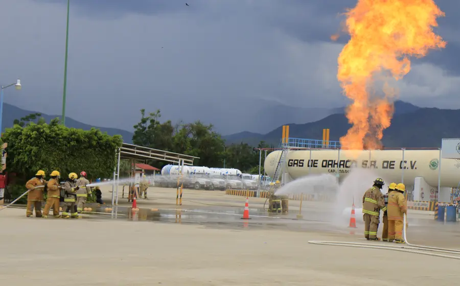 Simulacro de explosión