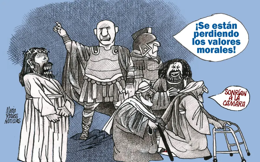 Cartón: Mario Robles.