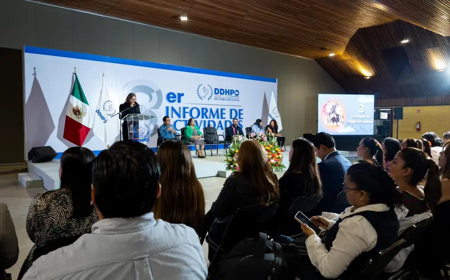 La titular de la DDHPO destacó la conclusión de 2,232 expedientes.