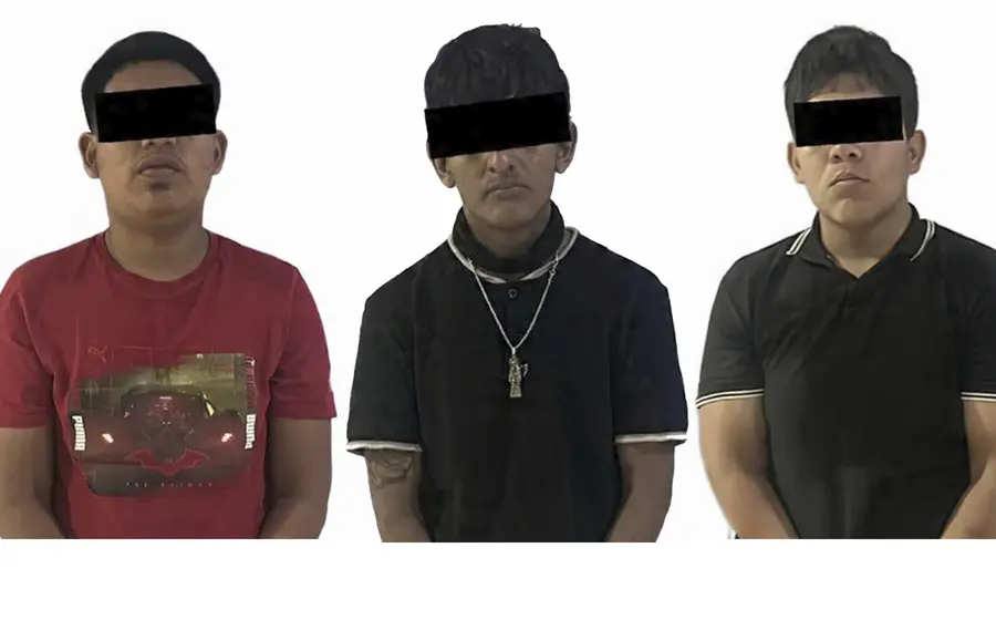 Los presuntos asesinos del adolescente.