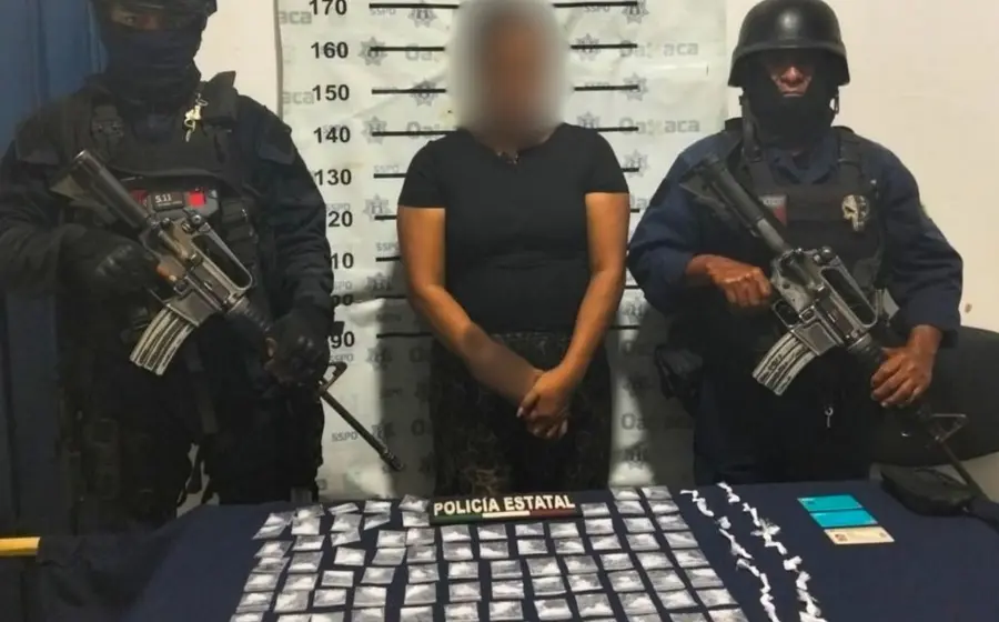 R.H.H., quedó vinculada a proceso por delitos contra la salud, tras su detención por la Policía Estatal.