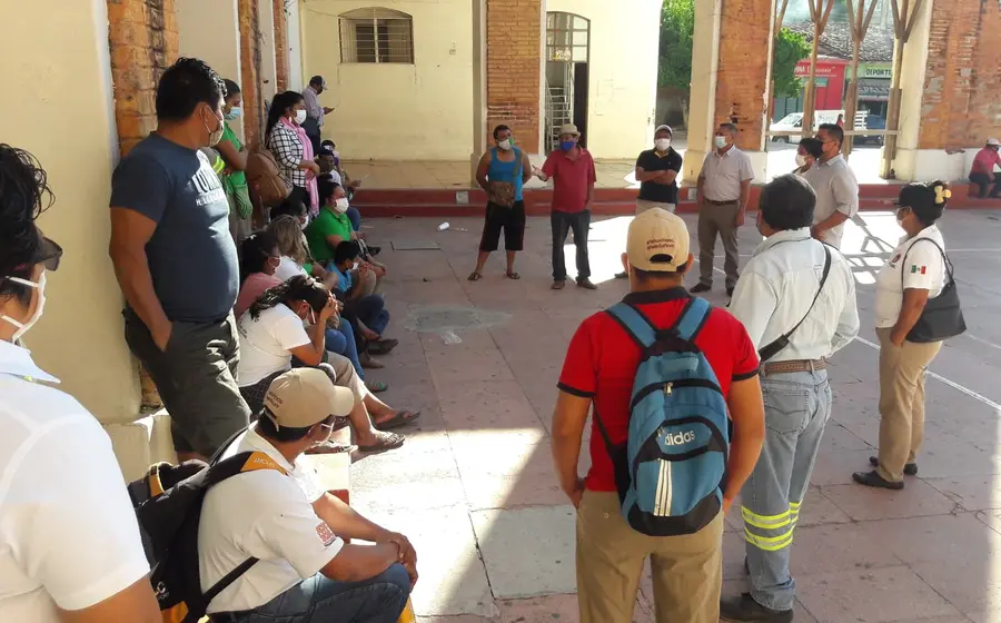 Trabajadores del Ayuntamiento de Tehuantepec se preparan para la elección sindical, la cual se perfila para realizarse a finales de marzo.