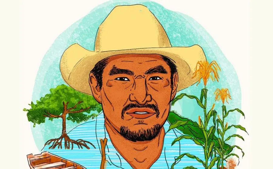 Retrato de Fidel Heras Cruz, asesinado el 23 de enero de 2021, un crimen que a cinco años de distancia continúa impune.