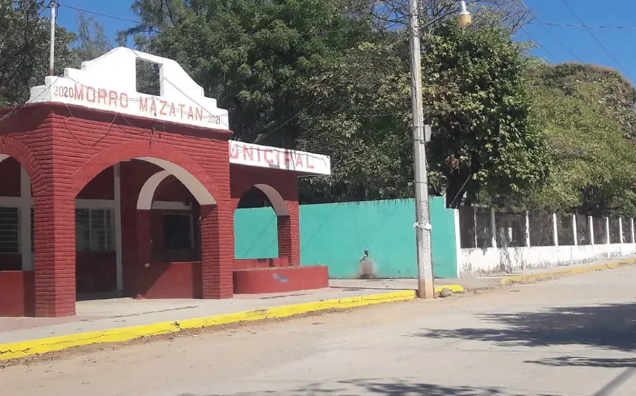 La sede de la Agencia Municipal de Morro Mazatán, recuperada por autoridades tras ser ocupada por un grupo de disidentes locales.