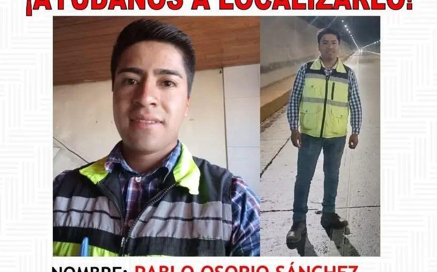 Fotografía de Pablo Osorio Sánchez, el ingeniero oaxaqueño que desapareció el 23 de enero y por quien la ONU emitió una Acción Urgente.