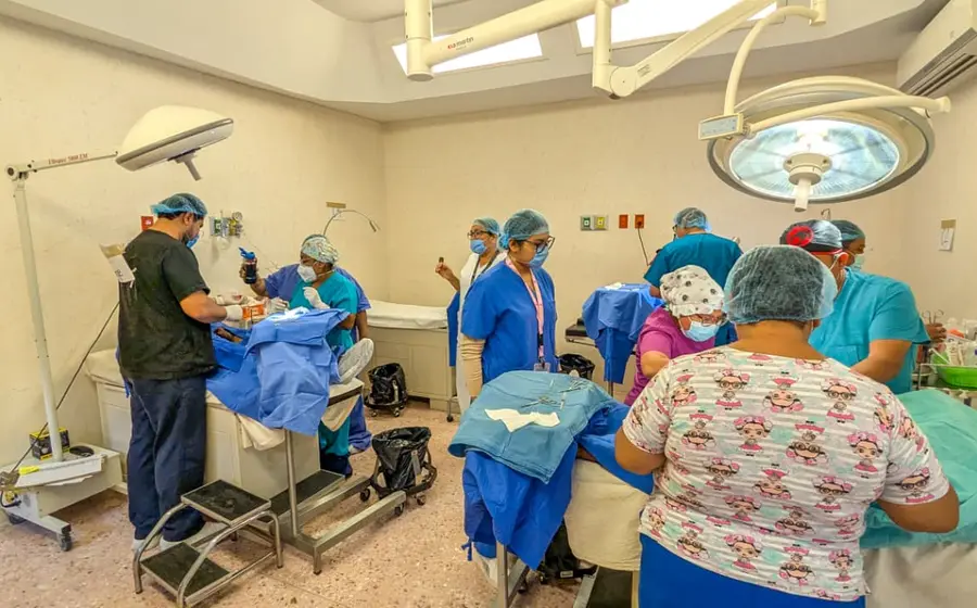 El centro de salud IMSS-Bienestar en El Espinal, que será la sede de la jornada de vasectomía gratuita el 20 de febrero.