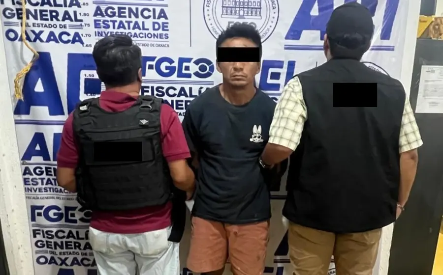Fotografía del presunto agresor sexual que fue capturado por las autoridades locales acusado del delito de violación.