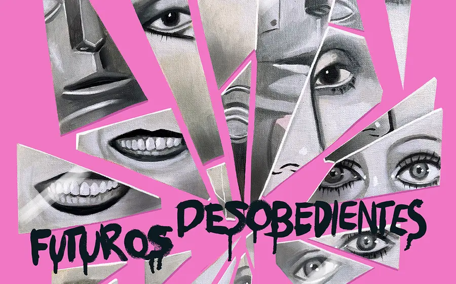 Un cartel de estilo expresionista alemán anuncia la 25ª edición del Festival de Cine Alemán con el tema 'Futuros Desobedientes'.