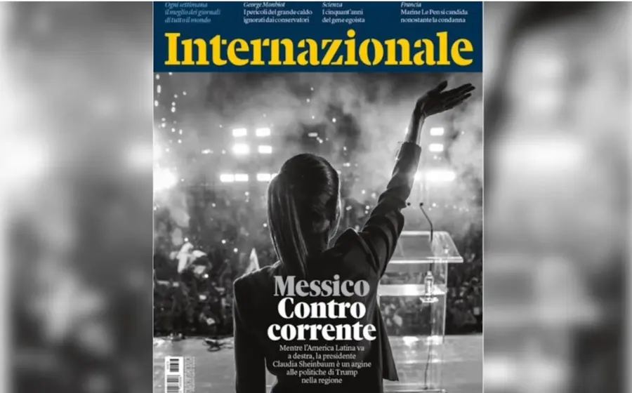 Claudia Sheinbaum, destacada por una revista europea como un referente y la líder de izquierda más popular a nivel mundial.