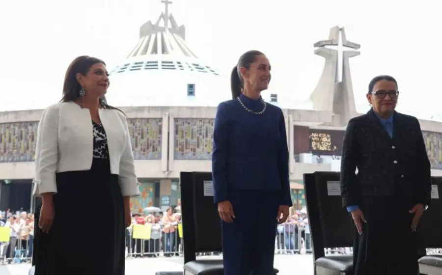 La jefa de gobierno, Claudia Sheinbaum, durante un evento del programa de desarme voluntario, donde se destaca que la paz comienza en las familias.