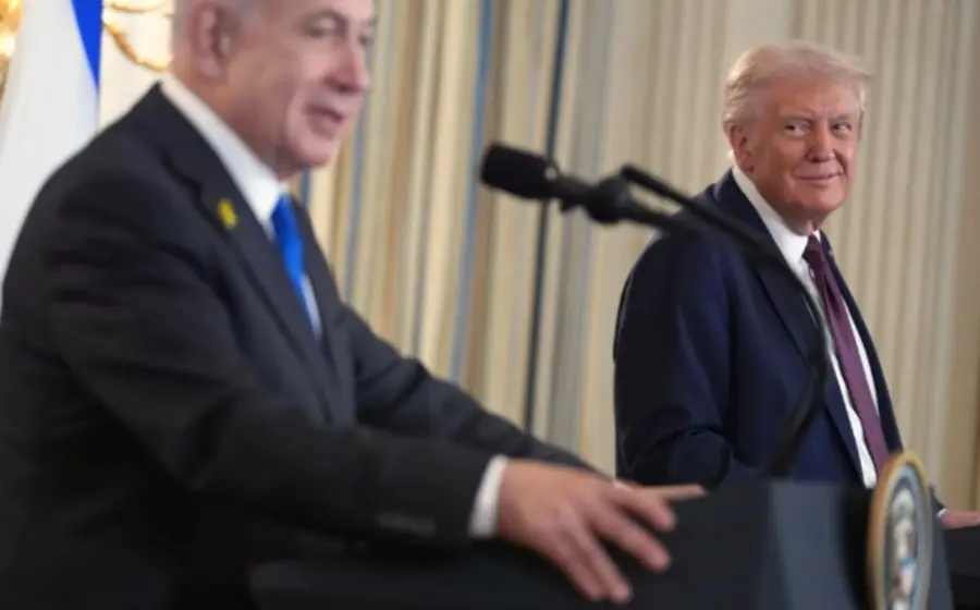 El expresidente de EE.UU. Donald Trump y el primer ministro de Israel, Benjamin Netanyahu, en una foto de archivo que anticipa su posible reunión.