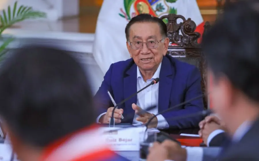Fotografía de José Balcázar, presidente de Perú, en el contexto de la noticia sobre la negativa de indulto para Pedro Castillo.