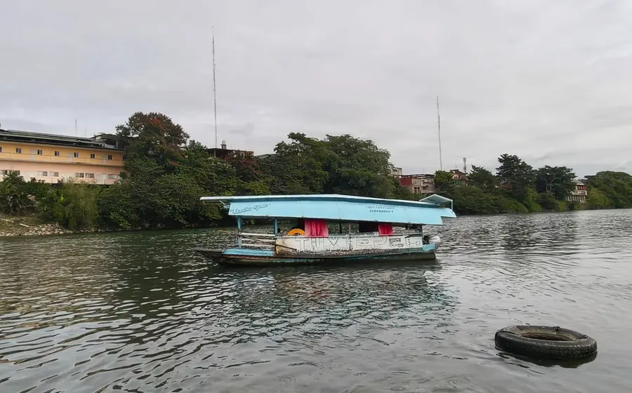 Vista panorámica del río Papaloapan, el cual será objeto de un plan integral de saneamiento ordenado por una sentencia judicial para su rescate.