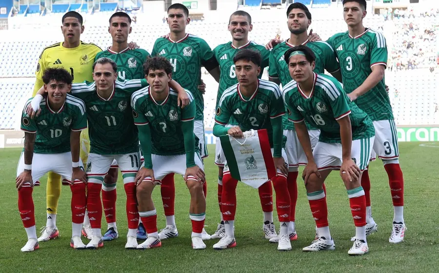 La Selección Mexicana Sub 20 en acción durante su partido de debut en el Premundial de Concacaf, donde iniciaron con una goleada.