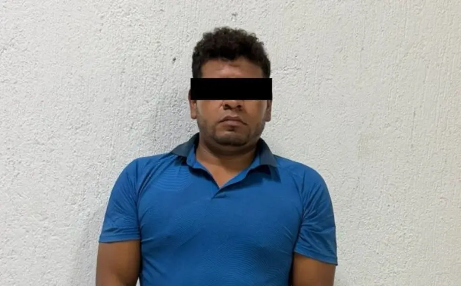 Fotografía del presunto narcomenudista que fue vinculado a proceso por las autoridades, quien operaba en el municipio de Pinotepa Nacional.