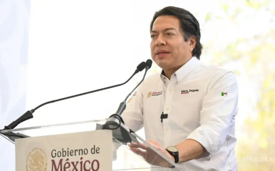Mario Delgado, secretario de Educación Pública, en una fotografía de archivo en el contexto de la desaparición de la Usicamm anunciada por la SEP.