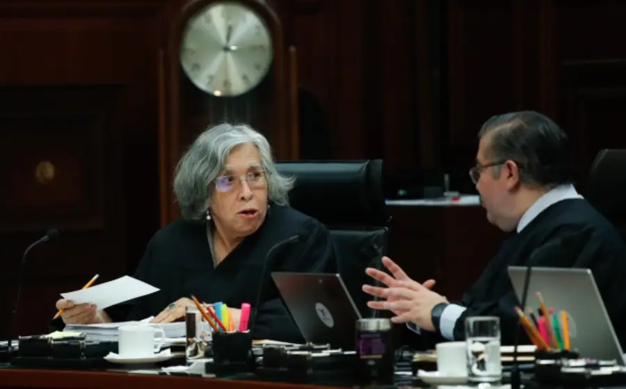 María Estela Ríos González fue declarada impedida por el Pleno de la Corte.