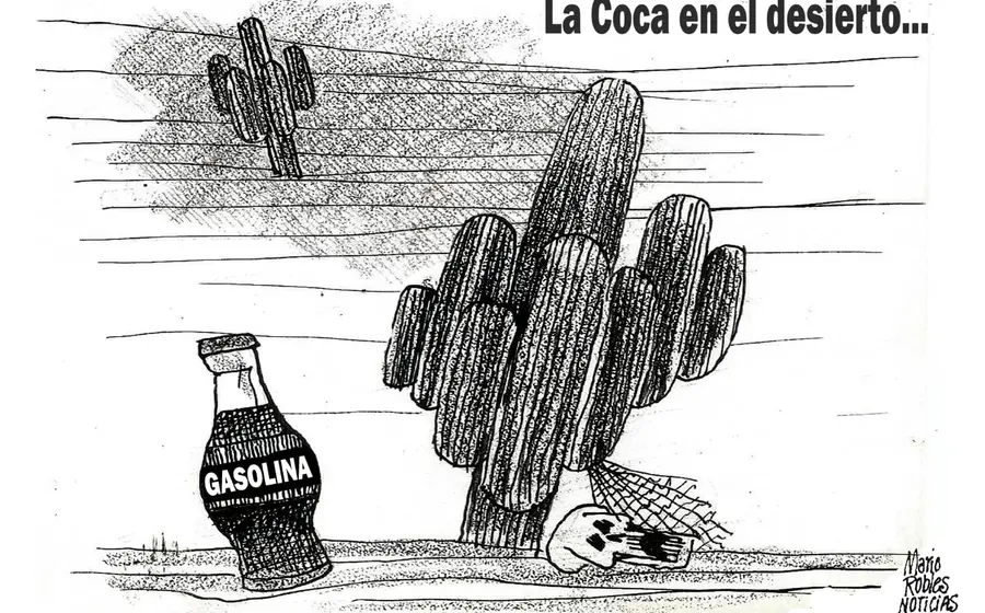 Cartón de Mario Robles.