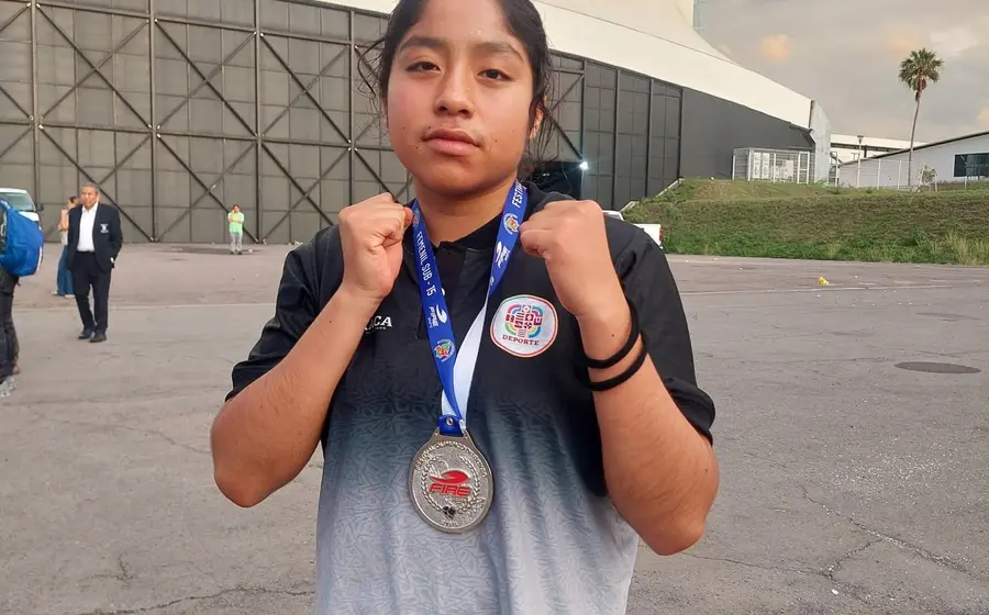 Denisse García, de Zaachila, se colgó la presea de plata.