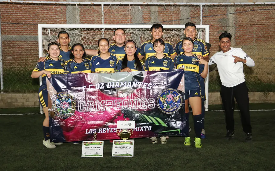 El FC OZ Diamantes, es el "Rey del Mixto" en el Deportivo Xochimilco.
