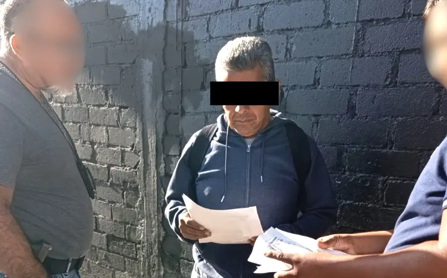 V.G.G.S. fue detenido por agentes estatales de investigación.