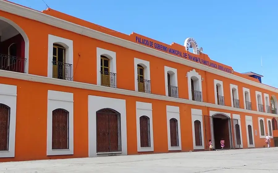 Escena del crimen donde un campesino fue asesinado en la localidad de San Miguel Panixtlahuaca, Juquila, Oaxaca.