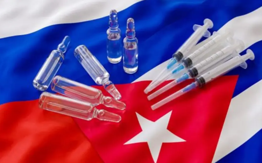 Logotipo de la primera empresa biofarmacéutica conjunta entre Cuba y Rusia, creada para impulsar nuevos tratamientos contra el cáncer y la diabetes.