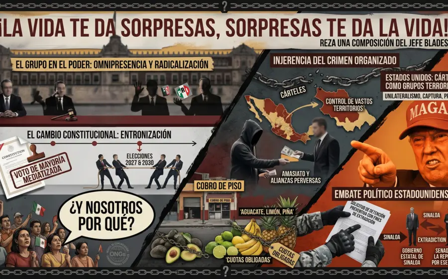 Imagen conceptual que muestra a un grupo de personas anónimas con expresiones pensativas, representando el cuestionamiento ciudadano sobre la desigualdad social.