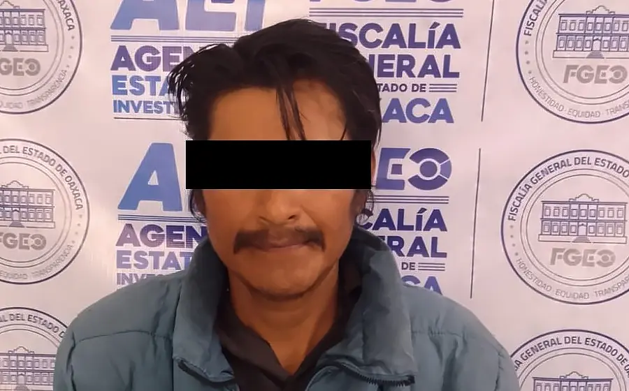 Fotografía de E.C.H., el hombre detenido por las autoridades bajo una orden de aprehensión por el delito de tentativa de feminicidio.