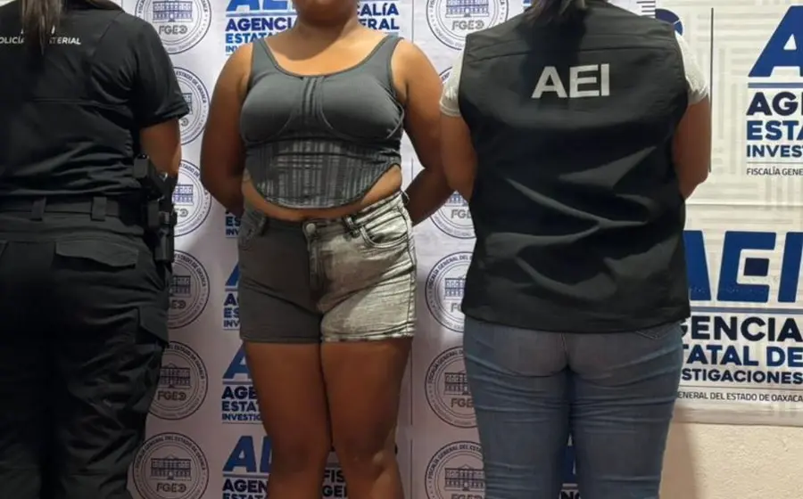 Una mujer, buscada por homicidio calificado en Veracruz, es detenida por las autoridades en San Pedro Mixtepec, Oaxaca, tras estar prófuga.