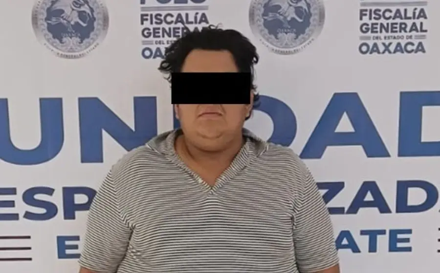 El hombre conocido como El Choque, quien fue vinculado a proceso por el delito de extorsión telefónica contra comerciantes de la colonia Reforma.