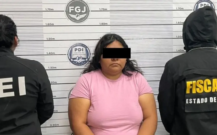 Francisca M.R., quien es señalada como la presunta responsable del delito de despojo en el predio de la comisaría de San José Lagunas.