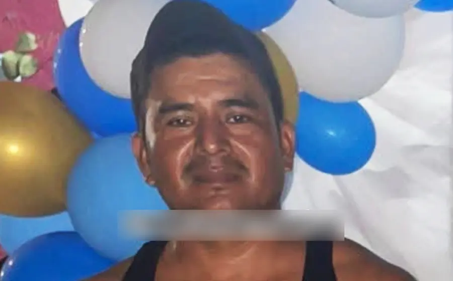Fotografía de Manuel N., identificado como la víctima cuyos restos óseos fueron localizados después de ser levantado por sujetos armados.