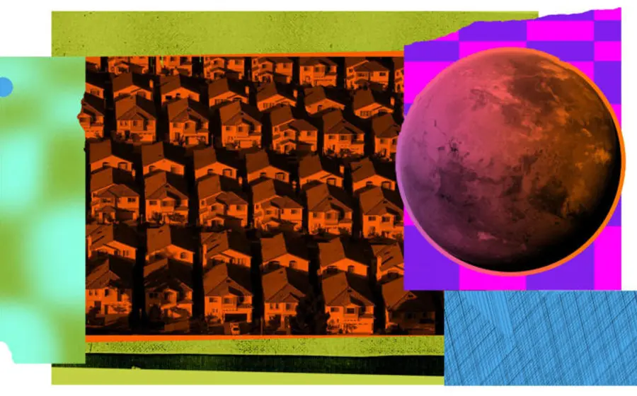 Ilustración del lander de la misión InSight en la superficie de Marte, donde recopiló datos sísmicos sobre el pasado geológico del planeta.