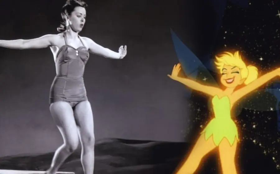 Un retrato de Margaret Kerry, la leyenda de Disney y modelo que dio vida a Campanita, quien falleció a los 97 años de edad.