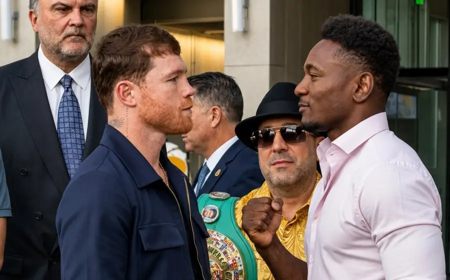 El boxeador mexicano Saúl 'Canelo' Álvarez, cuya pelea programada contra Christian Mbilli fue aplazada para el mes de octubre sin fecha confirmada.